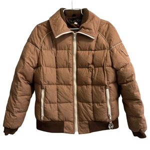 Vintage David S. Reid Canada 70s Quilted Down Jacket Size Small